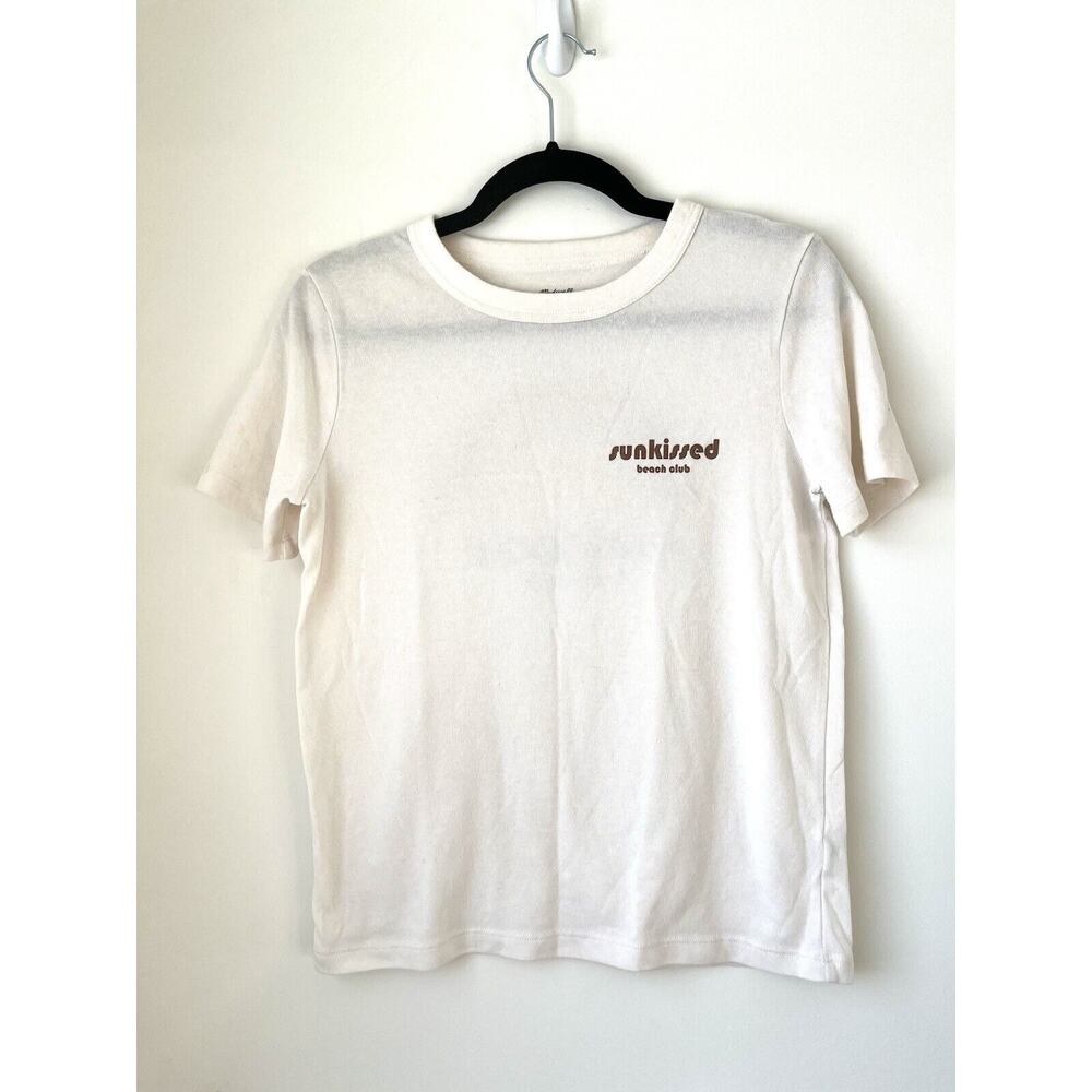 Madewell Sunkissed Beach Club Graphic Tomboy Tee XXS - Picture 3 of 4